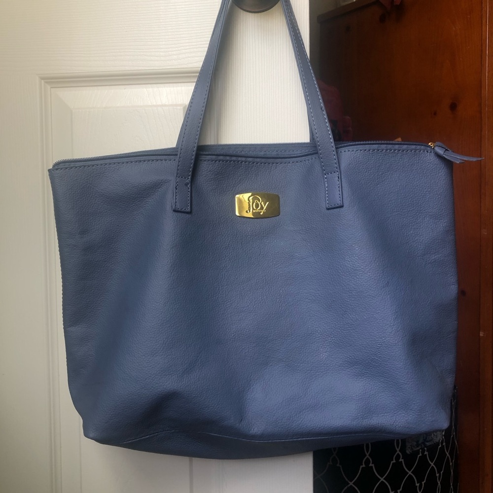 Joy Mangano Leather Tote